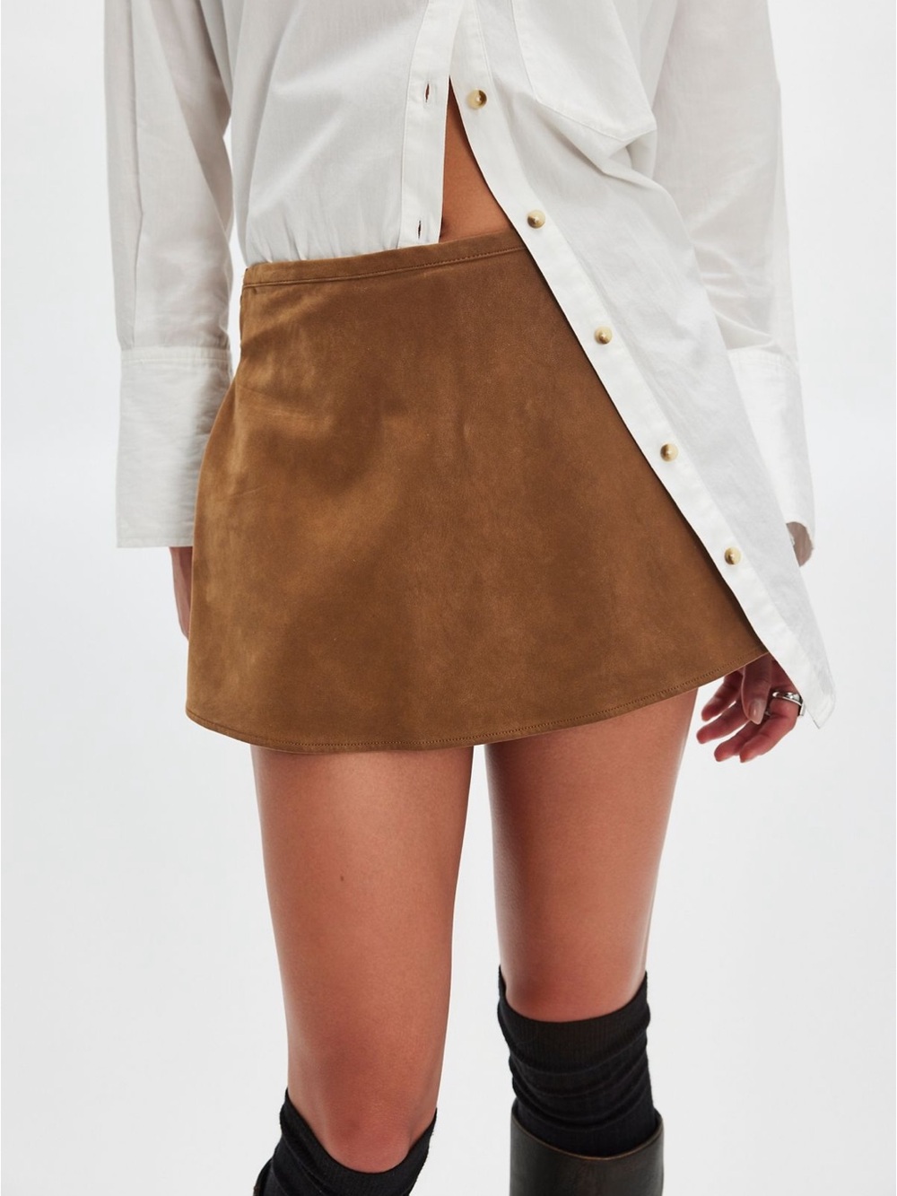 We the Free Paradise Found Skort medium in Brown